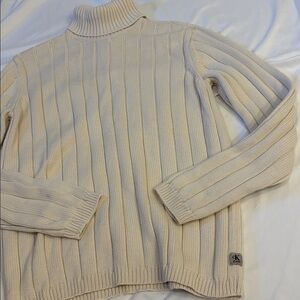 Vintage Calvin Klein 100% Cotton Ribbed Knit Sweater